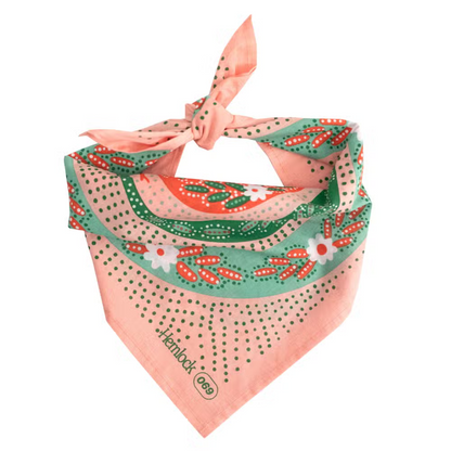 Pink Snake Bandana